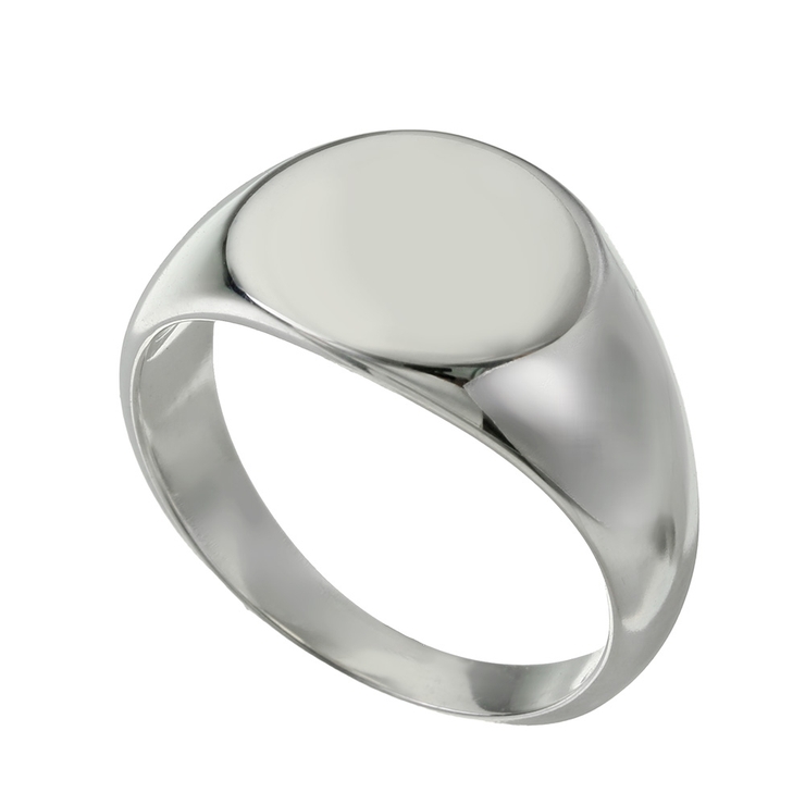 オーバル 印台 リング | シルバーアクセサリーBinich  | 詳細画像1