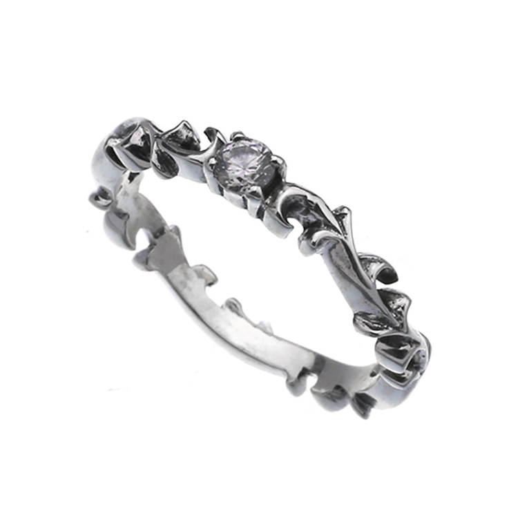 シルバーリングクリアシルバーアクセサリー女性レディースBinichビニッチ | シルバーアクセサリーBinich  | 詳細画像1 