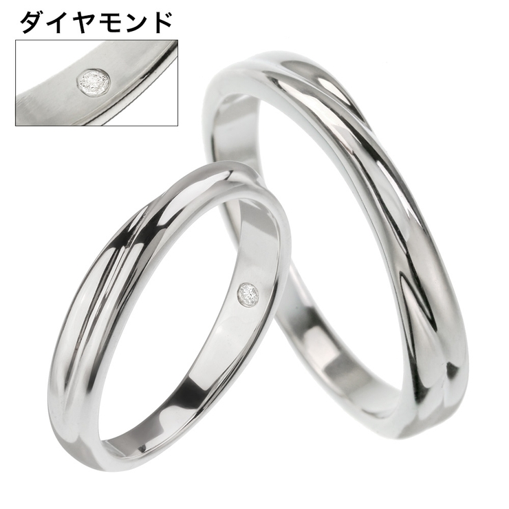 ペア販売ダイヤモンドインフィニティペアリング指輪Binichビニッチ | シルバーアクセサリーBinich  | 詳細画像1 