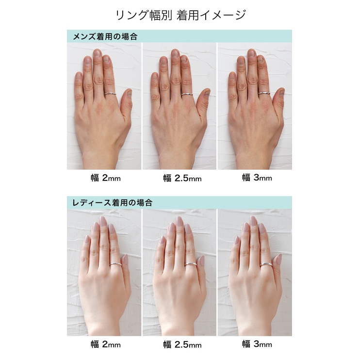 Binich(ビニッチ)9タイプ甲丸リング指輪ペアメンズレディースペアリングシンプルシルバー925アクセサリー鏡面槌目マットつや消し[シルバーリング]