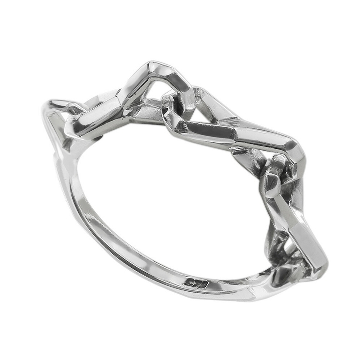 ツイストインフィニティチェーンリング | シルバーアクセサリーBinich  | 詳細画像1 