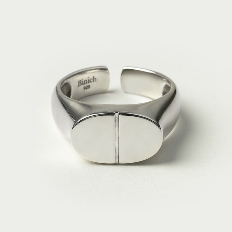 ワイド アンカーチェーン シグネット リング | シルバーアクセサリーBinich  | 詳細画像5 