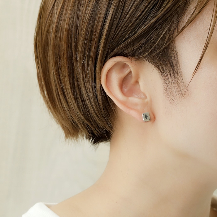 エーストランプカードピアス片耳用1個売りBinichビニッチ | シルバーアクセサリーBinich  | 詳細画像11 