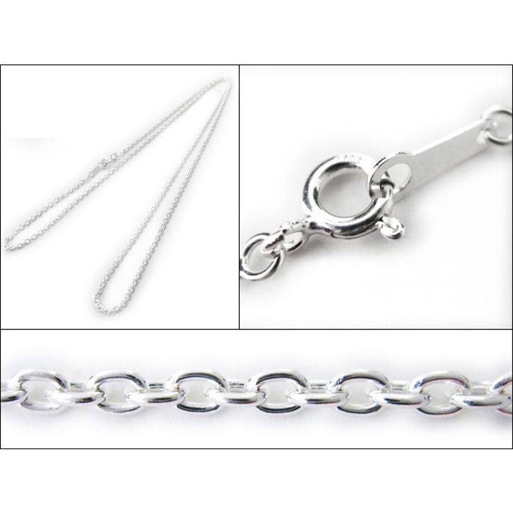 細め2mmアズキチェーン60cmBinichビニッチ | シルバーアクセサリーBinich  | 詳細画像2 