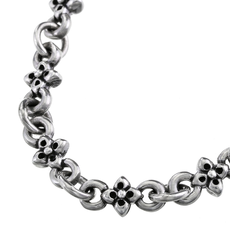 50cmフラワークロスチェーンネックレスシルバー925アクセサリーBinichビ… | シルバーアクセサリーBinich  | 詳細画像1 
