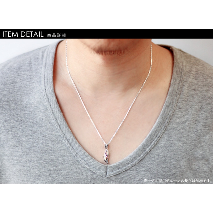 極細1.5mm4面カットアズキチェーン50ｃｍBinichビニッチ | シルバーアクセサリーBinich  | 詳細画像3 