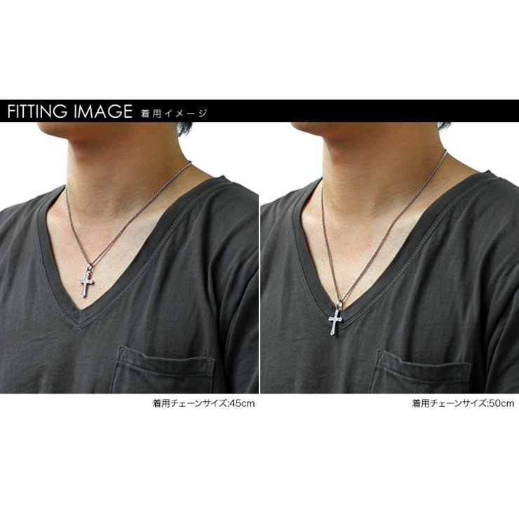 細め2mmロール甲丸スチールチェーン45cm50cmBinichビニッチ | シルバーアクセサリーBinich  | 詳細画像3 