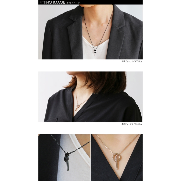 ペア販売ペンデュラムクロックペアペンダントジルコニアチェーン付属Binichビニ… | シルバーアクセサリーBinich  | 詳細画像2 