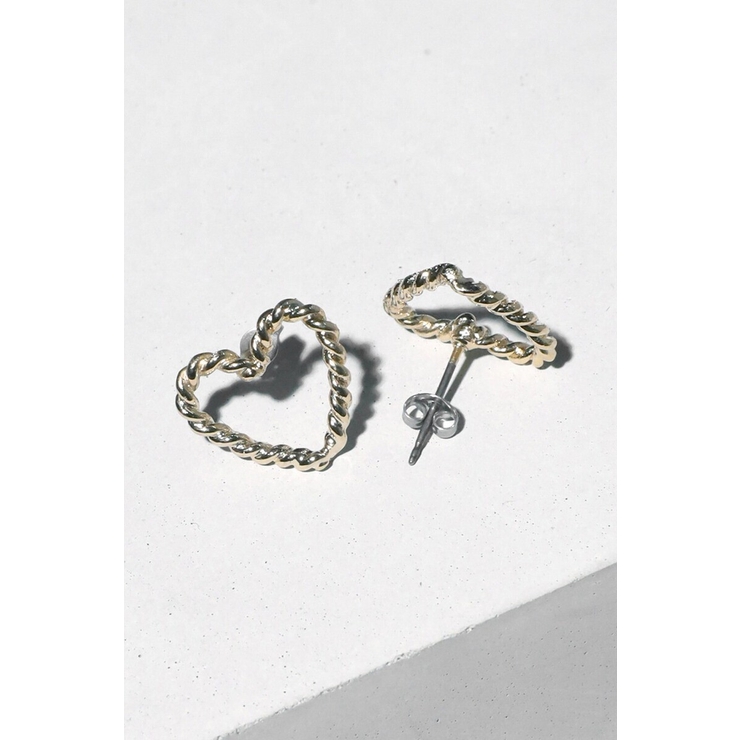 ねじりラインハートピアス | BONJOUR SAGAN | 詳細画像5 