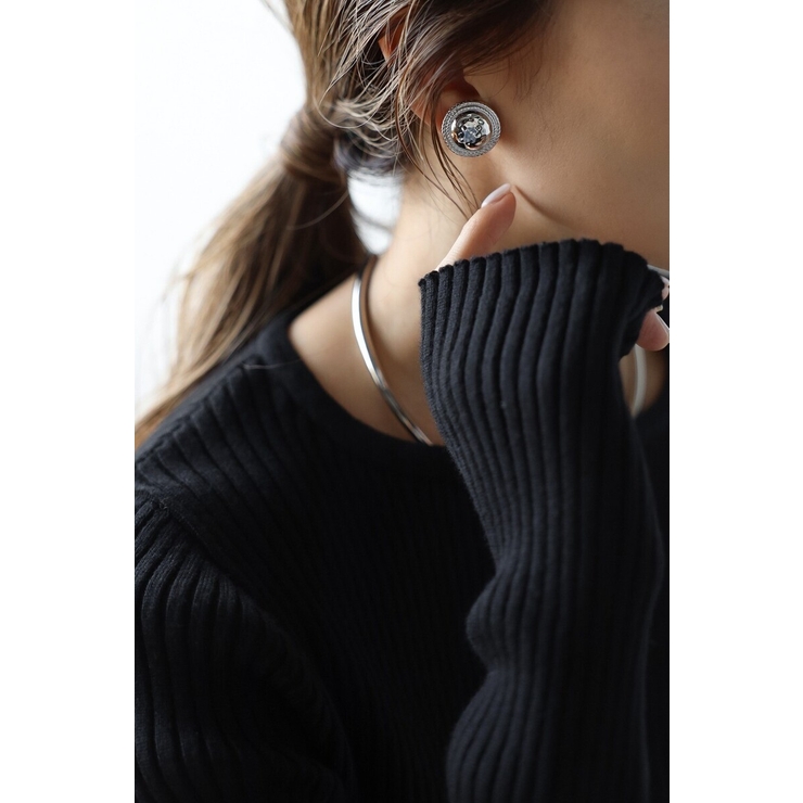 ラウンドモチーフイヤリング 88-004288 | BONJOUR SAGAN | 詳細画像1 