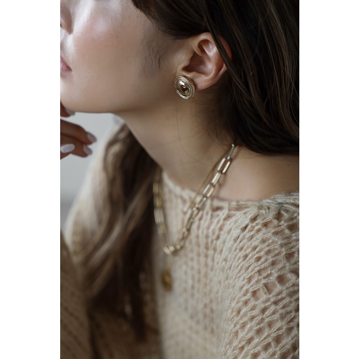 ラウンドモチーフイヤリング 88-004288 | BONJOUR SAGAN | 詳細画像3 