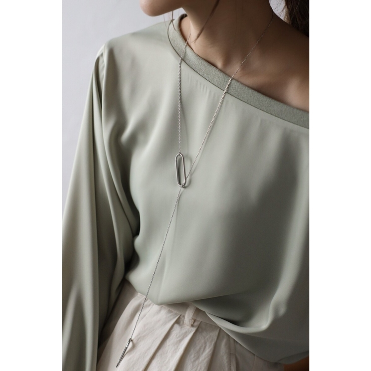 オーバルロングチェーンネックレス 88-004295 | BONJOUR SAGAN | 詳細画像1 