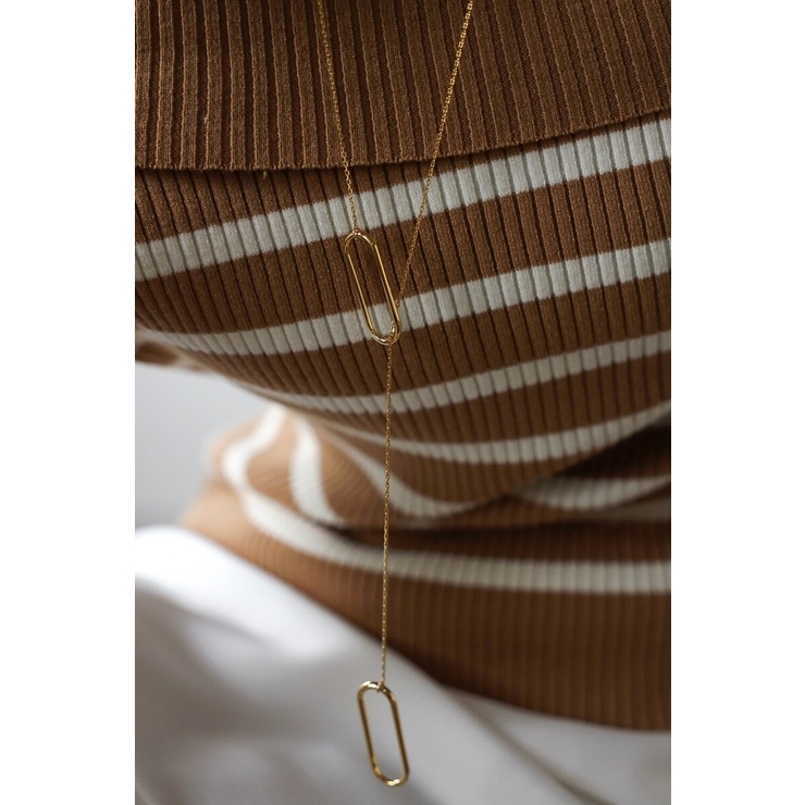 オーバルロングチェーンネックレス 88-004295 | BONJOUR SAGAN | 詳細画像4 