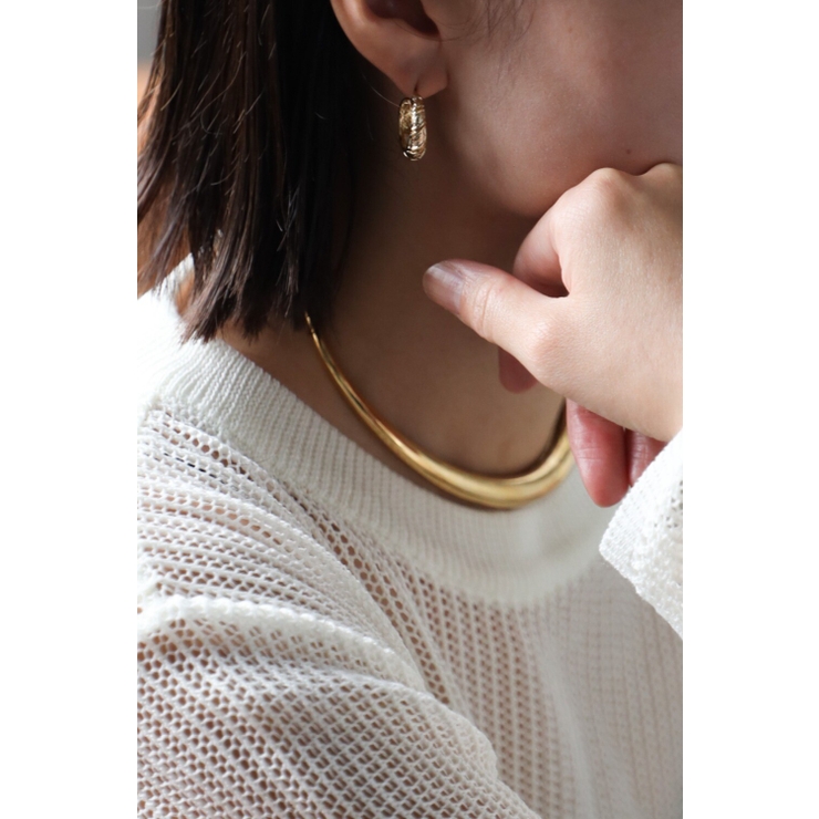 ツイストデザインフープピアス 77-002972 | BONJOUR SAGAN | 詳細画像2 