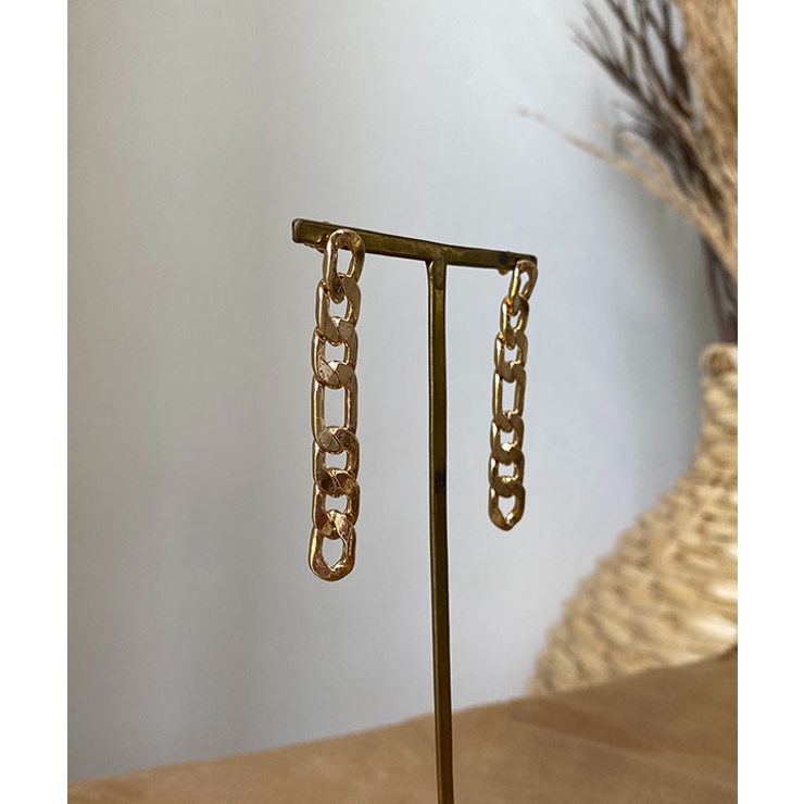 チェーンロープピアス emouv ピアス ゴールド アクセサリー シンプル | BUYSENSE | 詳細画像2 