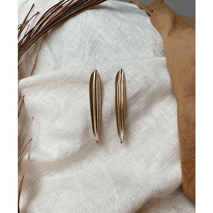 ロングリーフプレートピアス emouv ピアス | BUYSENSE | 詳細画像3 