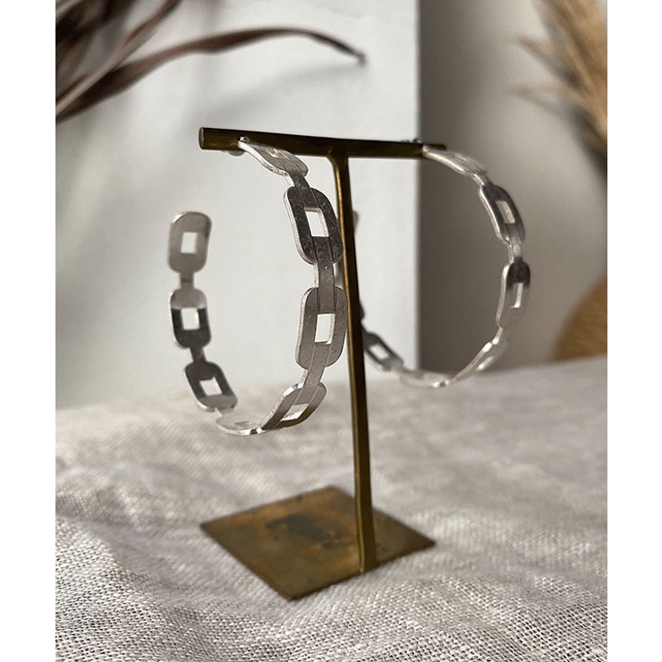 デザインチェーンフープピアス emouv ピアス | BUYSENSE | 詳細画像2 