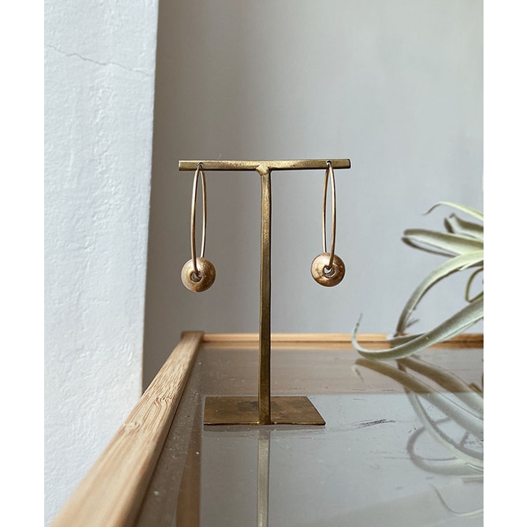 ボールフープピアス emouv ピアス ゴールド アクセサリー シンプル | BUYSENSE | 詳細画像3 