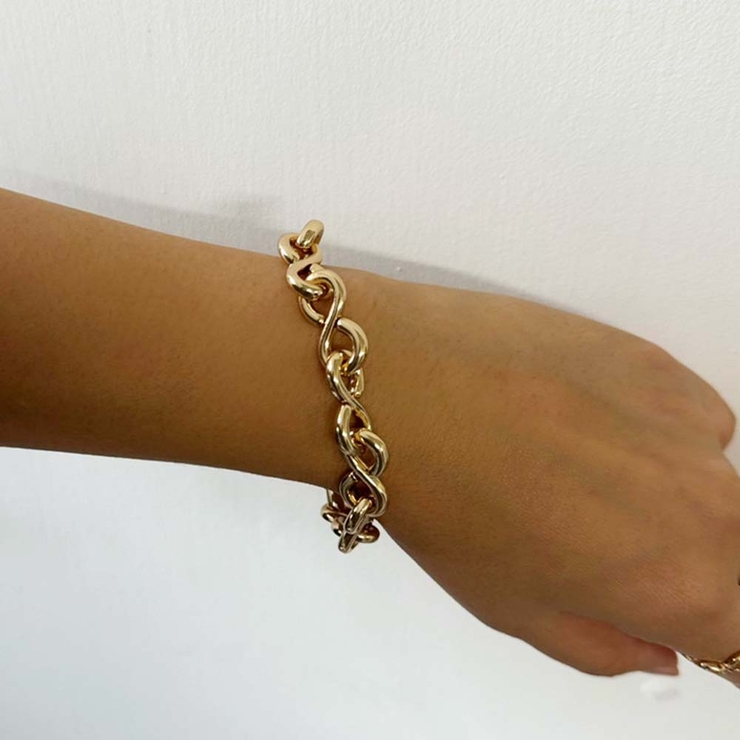 ゴールド | チャンキーチェーンブレスレット emouv by | BUYSENSE