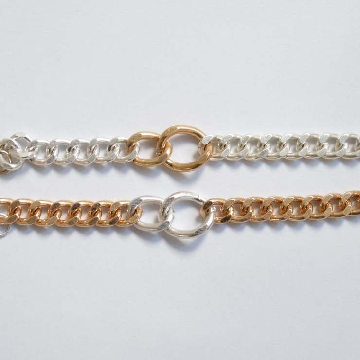 バイカラーチェーンブレスレット emouv by | BUYSENSE | 詳細画像4 