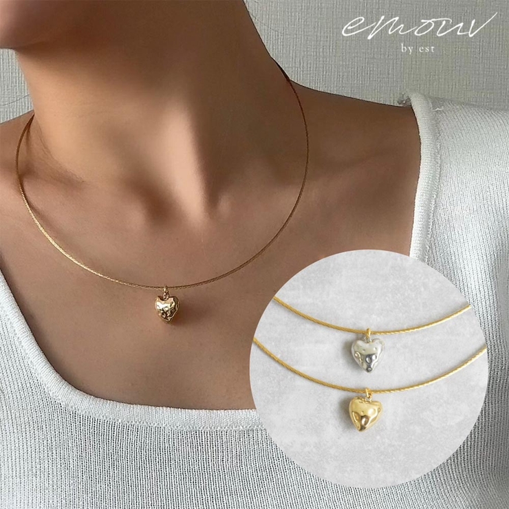 ハートチョーカーネックレスemouv by est | BUYSENSE | 詳細画像1 