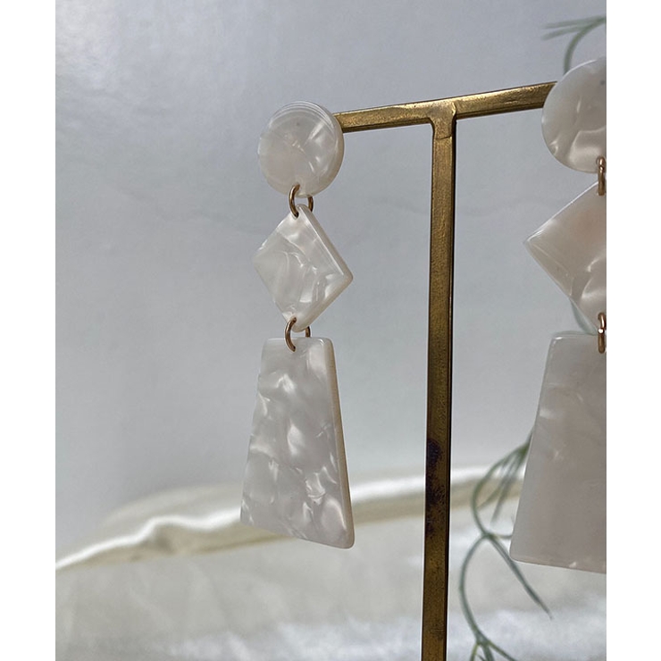 サークルスクエアピアス emouv ピアス | BUYSENSE | 詳細画像2 