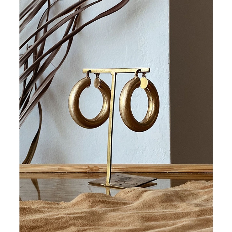 ゴールド | 太フープピアス emouv ピアス | BUYSENSE