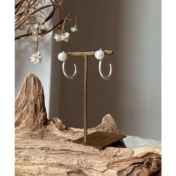シルバー | フックパールピアス emouv ピアス | BUYSENSE