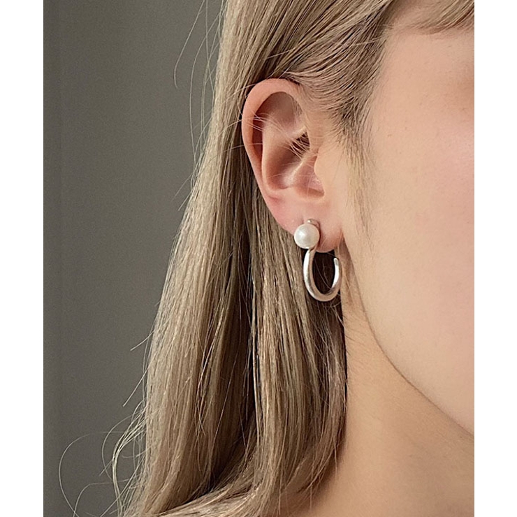 フックパールピアス emouv ピアス | BUYSENSE | 詳細画像1 