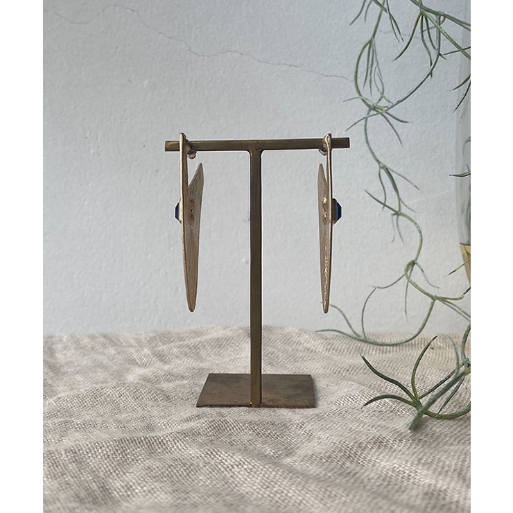 ビッグプレートストーンピアス emouv ピアス | BUYSENSE | 詳細画像5 