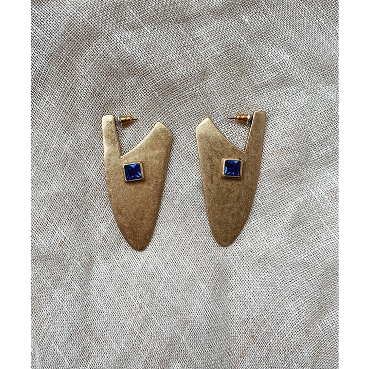 ビッグプレートストーンピアス emouv ピアス | BUYSENSE | 詳細画像6 