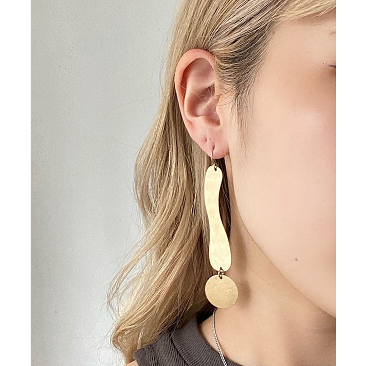 アシンメトリープレートピアス emouv ピアス | BUYSENSE | 詳細画像4 