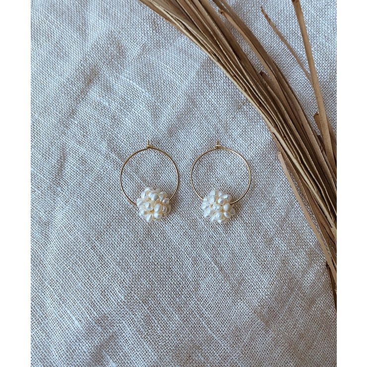 リングパールビーズピアス emouv ピアス | BUYSENSE | 詳細画像3 