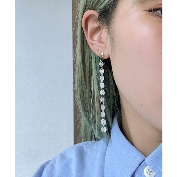 メタリックロングピアス emouv ピアス | BUYSENSE | 詳細画像2 