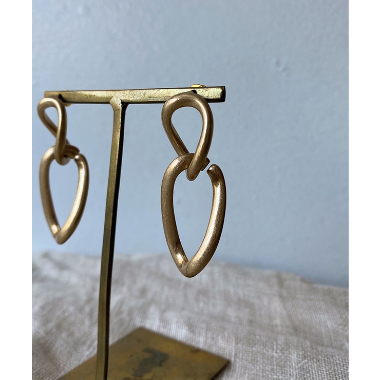 2連ユニークチェーンピアス emouv ピアス | BUYSENSE | 詳細画像1 