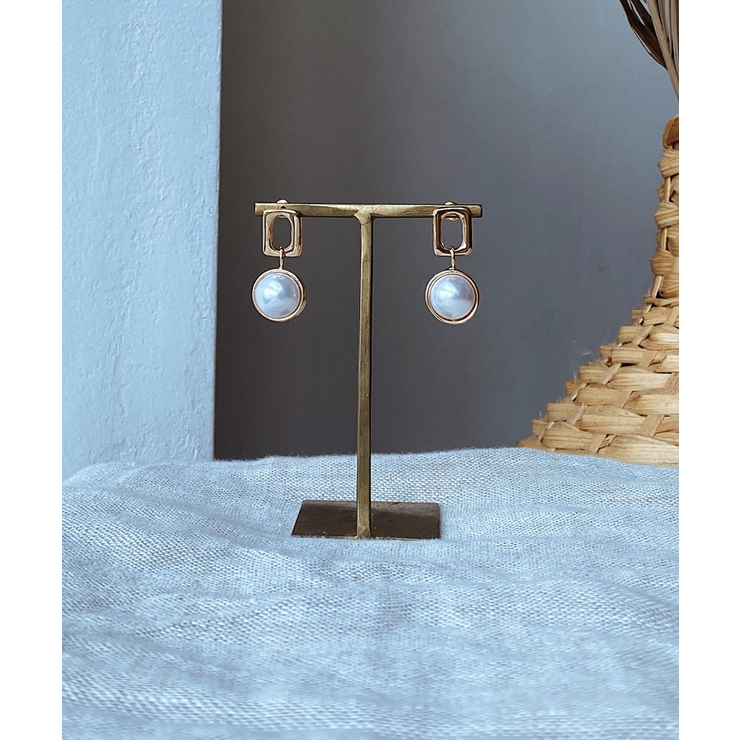 ゴールド | パールデザインピアス emouv ピアス | BUYSENSE