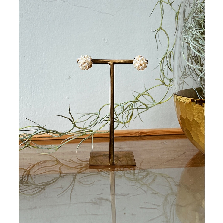 ゴールド | パールビーズデザインピアス emouv ピアス | BUYSENSE