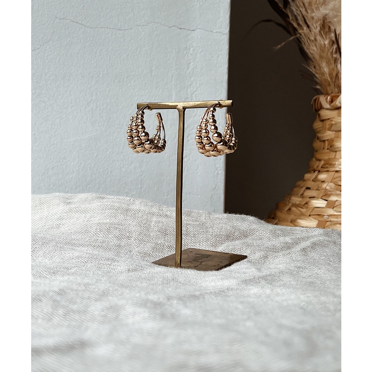 ゴージャスゴールドフープピアス emouv ピアス | BUYSENSE | 詳細画像1 