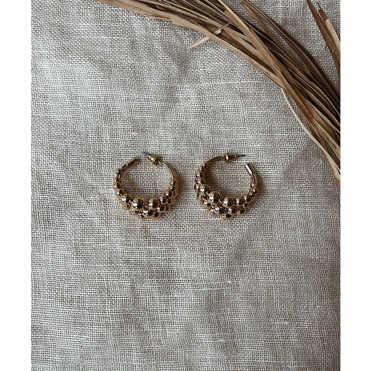 ゴージャスゴールドフープピアス emouv ピアス | BUYSENSE | 詳細画像3 