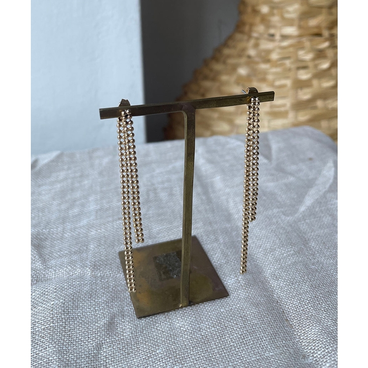 ゴールドロングコネクトピアス emouv ピアス | BUYSENSE | 詳細画像1 