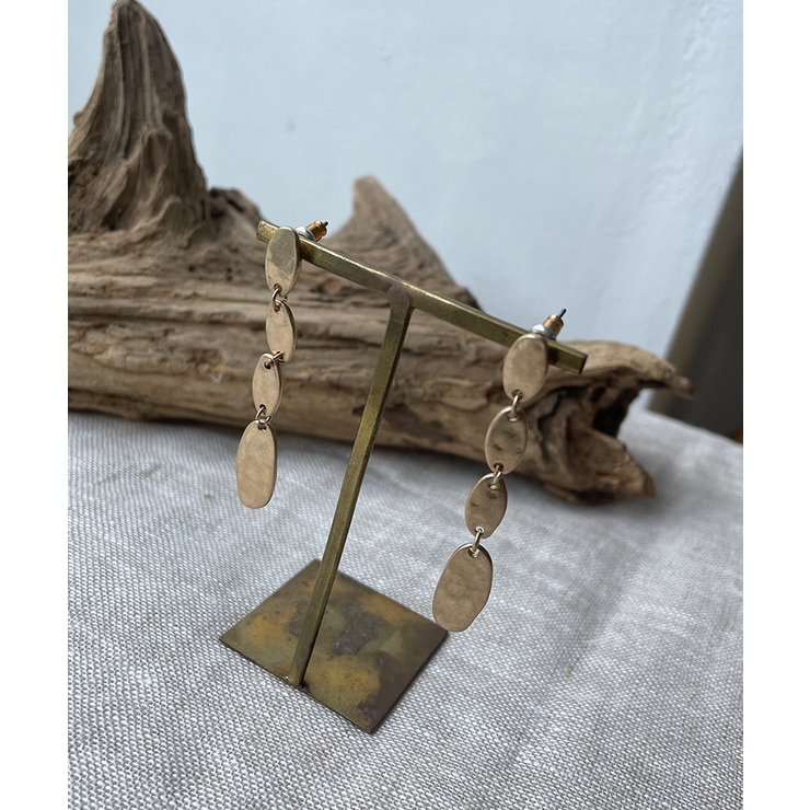 ユニークプレートロングピアス emouv ピアス | BUYSENSE | 詳細画像1 