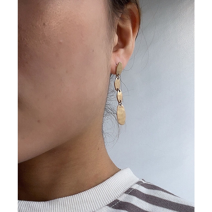 ユニークプレートロングピアス emouv ピアス | BUYSENSE | 詳細画像3 