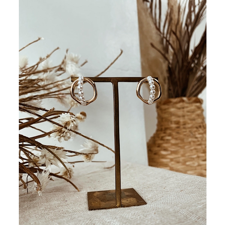 ゴールド | パールディティールピアス emouv ピアス | BUYSENSE