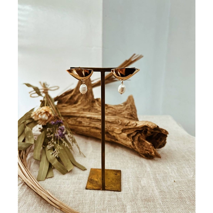 ゴールド | メタルパールピアス emouv ピアス | BUYSENSE