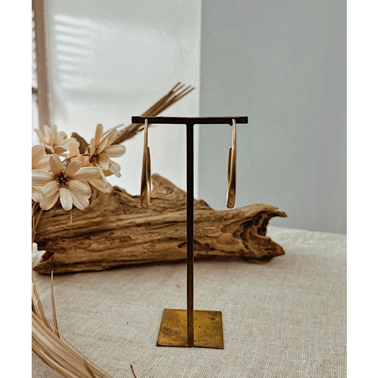 ゴールド | ロングフープピアス emouv ピアス | BUYSENSE