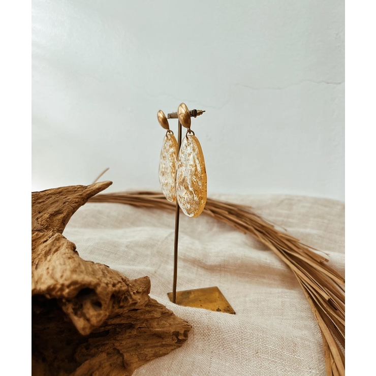 クリアゴールドリーフピアス emouv ピアス | BUYSENSE | 詳細画像2 