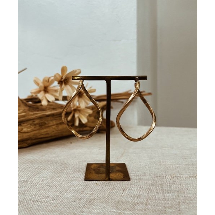 ゴールド | ウェーブフープピアス emouv ピアス | BUYSENSE