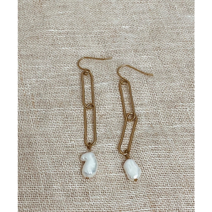 2連チェーンパールピアス emouv ピアス | BUYSENSE | 詳細画像2 