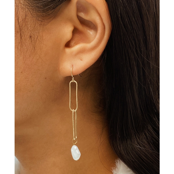 2連チェーンパールピアス emouv ピアス | BUYSENSE | 詳細画像4 