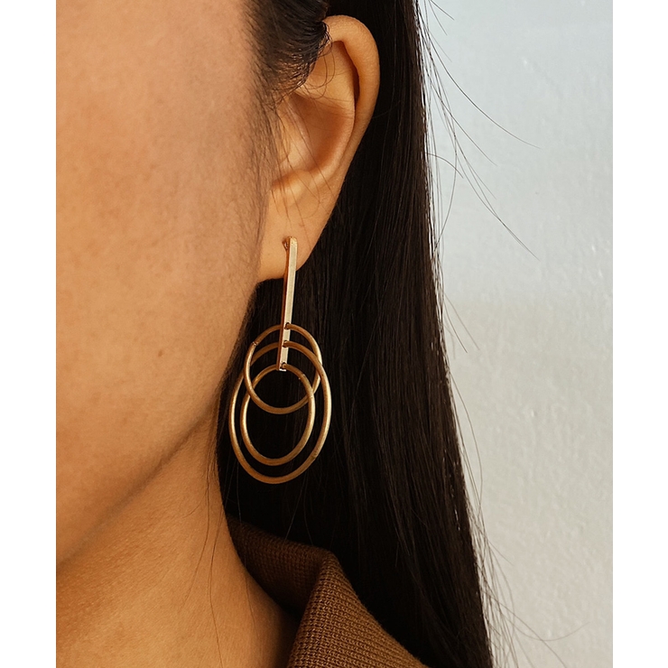 ゴールドサークルピアス emouv ピアス | BUYSENSE | 詳細画像1 